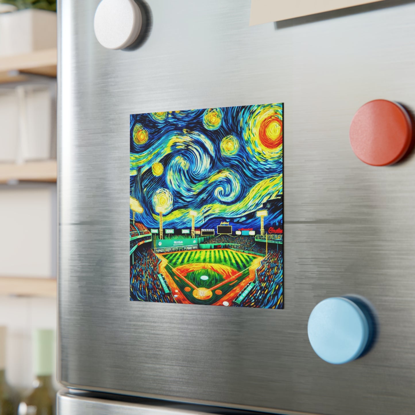 Boston Starry Night Magnet