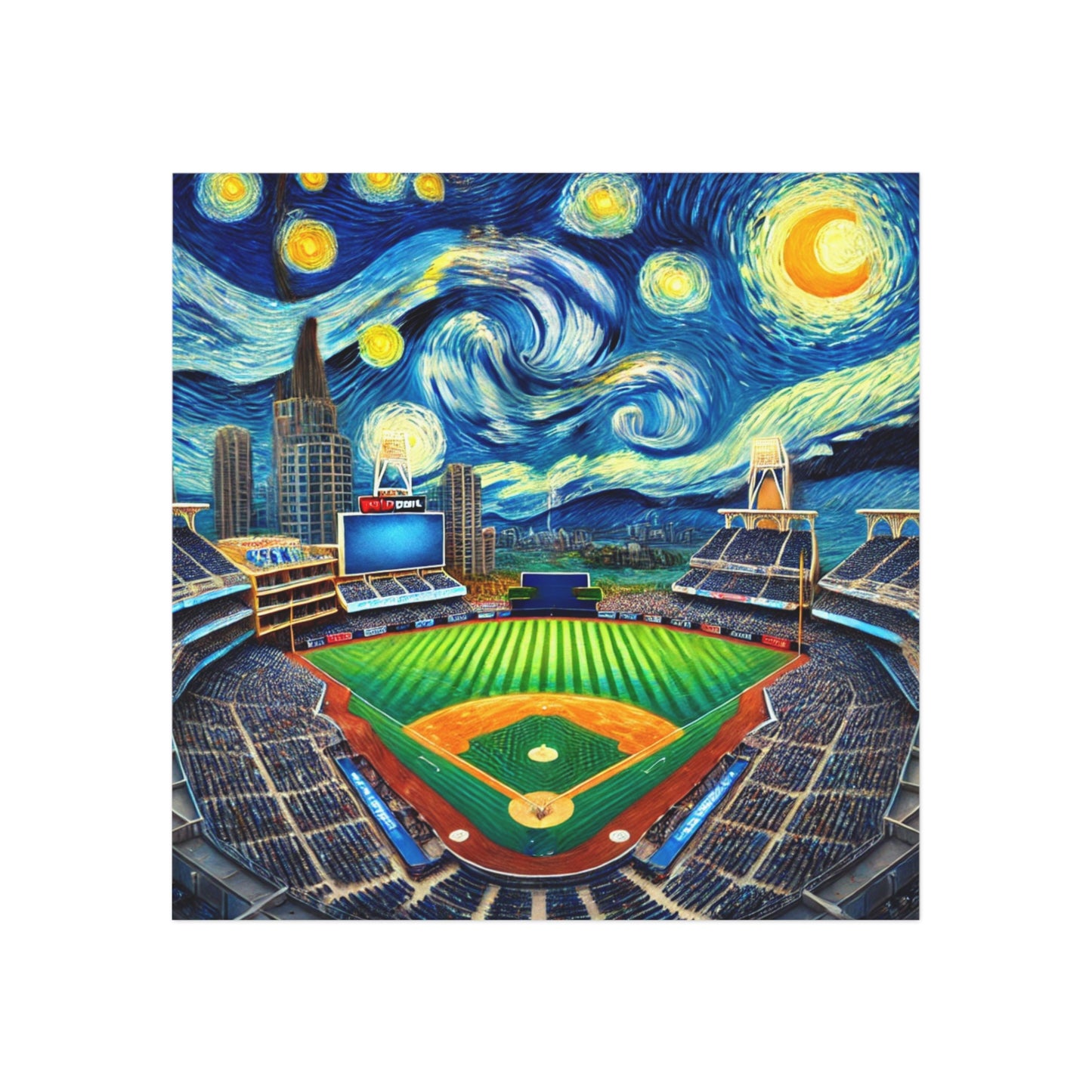 San Diego Starry Night Magnet