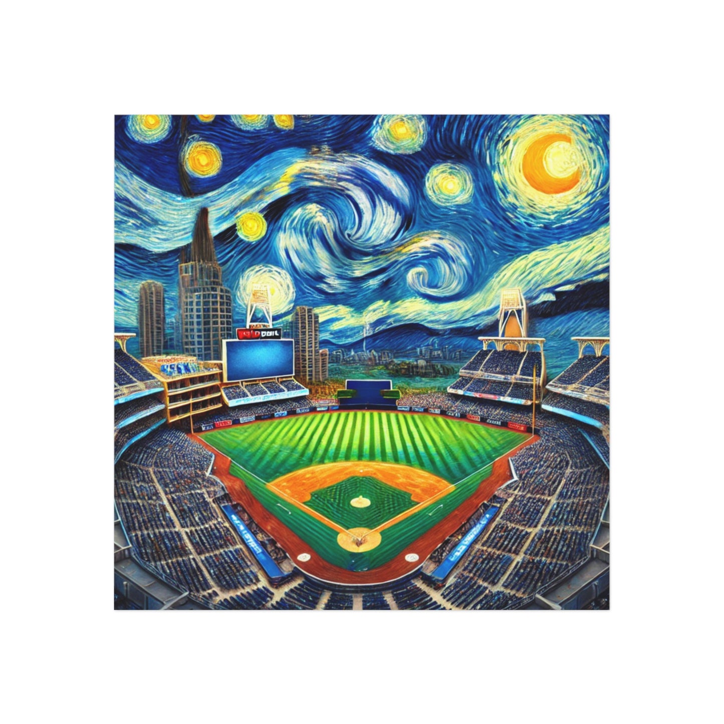 San Diego Starry Night Magnet