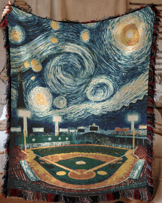 Boston Starry Tapestry Style Blanket--Various Sizes