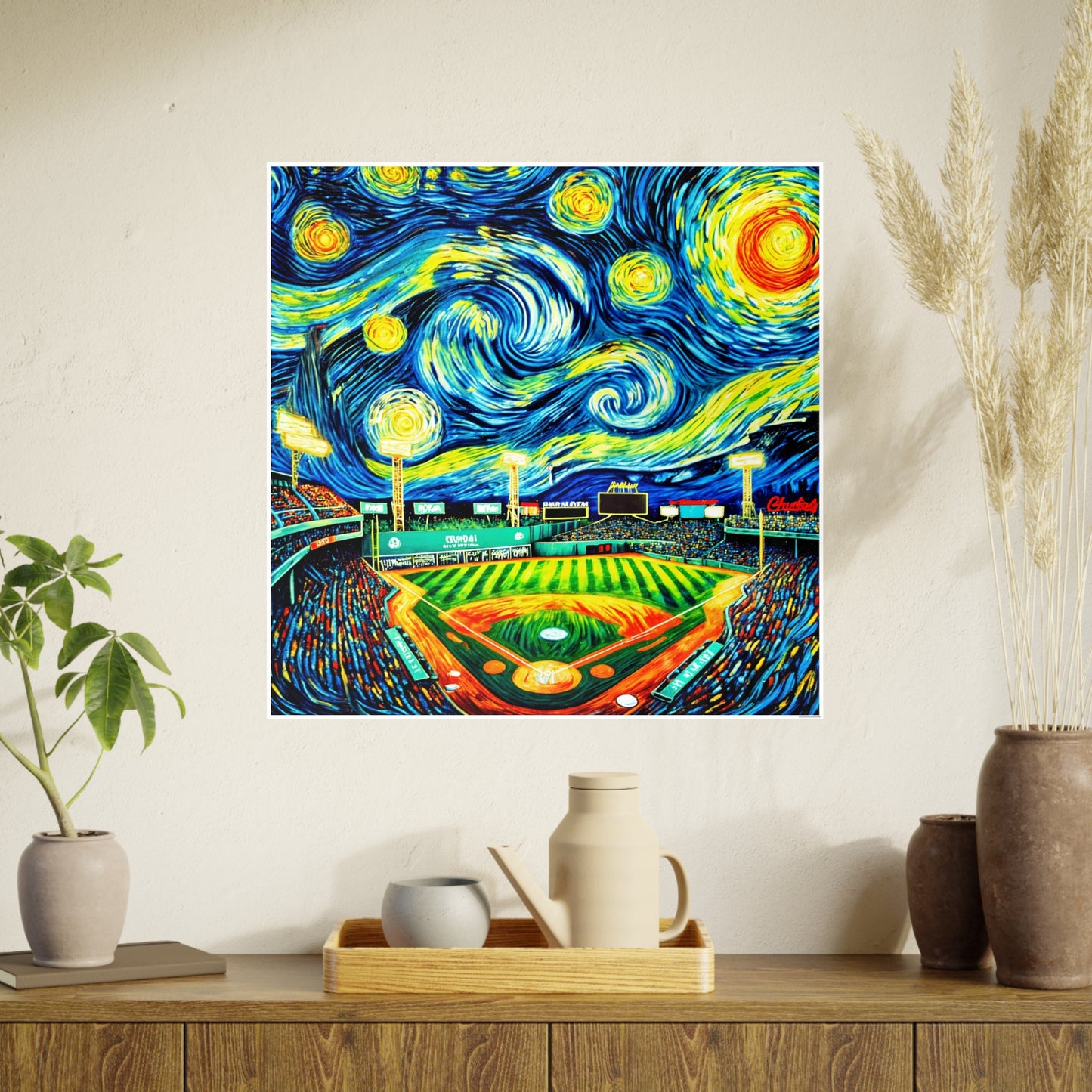 Boston Starry Night Poster