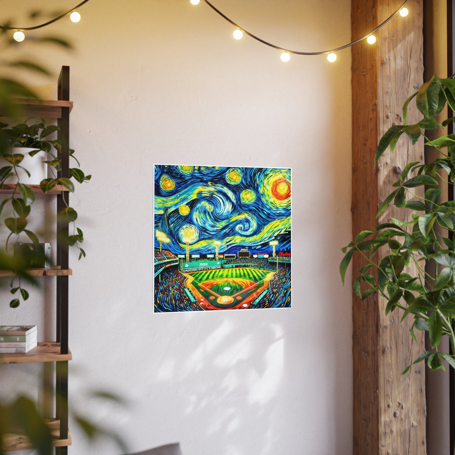 Boston Starry Night Poster