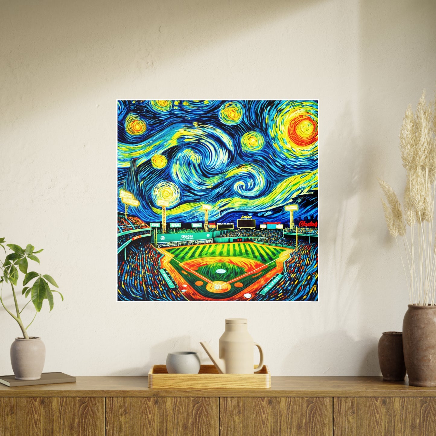 Boston Starry Night Poster